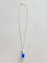 Load image into Gallery viewer, "Shelly Seaglass" Royal Silver Necklace