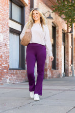 Load image into Gallery viewer, *Ready to Ship | The Reese Purple Flare Leggings - Luxe Leggings by Julia Rose®