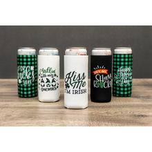 Load image into Gallery viewer, *Ready to Ship| St. Patrick’s Day Neoprene Slim & Regular Can Holders