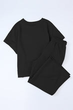 Load image into Gallery viewer, Textured Tee + Pants Set