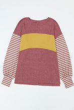 Load image into Gallery viewer, Colorblock Striped Top