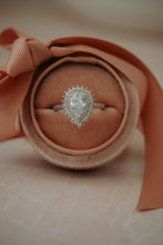 Load image into Gallery viewer, Nell Pear Cut Silver Ring