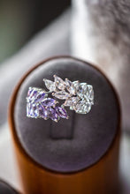 Load image into Gallery viewer, Hazel Leafy 2-Color Sterling Silver Ring