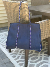 Load image into Gallery viewer, Ready to Ship | The Nikki Navy Neoprene Tote