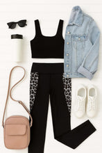 Load image into Gallery viewer, PreOrder | The Sabrina - Snow Leopard Panel Leggings