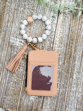 Load image into Gallery viewer, Wendy Wristlet Wallet Keychain "Khaki"