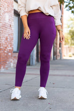 Load image into Gallery viewer, *Ready to Ship | The Kinsley Purple Full-Length Leggings - Luxe Leggings by Julia Rose®