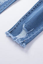Load image into Gallery viewer, Ella High Waist Destructed Skinny Jeans