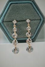 Load image into Gallery viewer, Elayna Gold Dangle Earrings