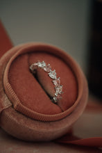 Load image into Gallery viewer, Trisha Pink Heart Sterling Silver Ring Band