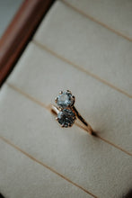 Load image into Gallery viewer, Milla Two-Stone Rose Gold Ring