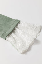 Load image into Gallery viewer, Ray of Sunshine Lace Cuff Top