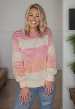 Load image into Gallery viewer, Ribbed Colorblock Sweatshirt
