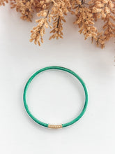 Load image into Gallery viewer, Gili Jelly "Green" Glitter Bracelet