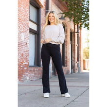 Load image into Gallery viewer, Ready to Ship | The Vanessa - 30” - Black Bootcut Leggings R2