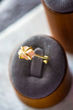 Load image into Gallery viewer, Millie Twist Natural Stone Open Size Ring