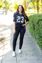 Load image into Gallery viewer, PreOrder | The Presley - Purple Panel Full Length Leggings ROUND 2