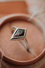 Load image into Gallery viewer, Priza Rutilated Black Sterling Silver Ring