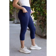 Load image into Gallery viewer, PreOrder | The Nova - Navy CAPRI with Pocket - Luxe Leggings by Julia Rose® - Round 2