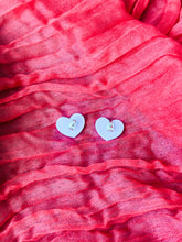 Load image into Gallery viewer, "Be Mine" Heart Studs