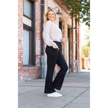 Load image into Gallery viewer, Ready to Ship | The Vanessa - 30” - Black Bootcut Leggings R2