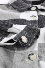 Load image into Gallery viewer, Grey Plaid Shacket