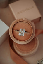 Load image into Gallery viewer, Katrina Radiant Cut Sterling Silver Ring