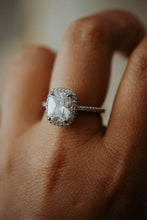 Load image into Gallery viewer, Romy Cushion Cut Silver Ring