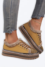 Load image into Gallery viewer, Fur Trimmed Platform Sneakers