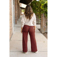 Load image into Gallery viewer, Julia Rose Noelle Plaid Pajama Pants with pockets and drawstring waist
Buttery soft plaid pajama pants for women by Julia Rose”