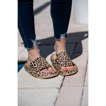 Load image into Gallery viewer, Ready to Ship | Brown Leopard 2.0 Insanely Comfy -Beach or Casual Slides*