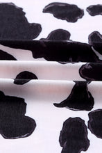 Load image into Gallery viewer, Black Western Pattern Cow Patchwork Open Front Cardigan