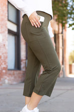 Load image into Gallery viewer, Ready to Ship | The Shyla - Olive High Waisted Gaucho Pants