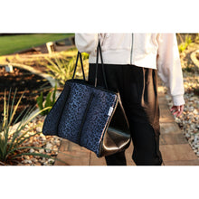 Load image into Gallery viewer, Ready To Ship | The Marissa - Black Leopard Neoprene Tote