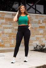 Load image into Gallery viewer, Ready to Ship | BLACK FULL-LENGTH Leggings with POCKET - Luxe Leggings by Julia Rose®