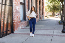 Load image into Gallery viewer, *PreOrder | The Nora Navy Joggers Round 2 - Luxe Leggings by Julia Rose®