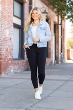 Load image into Gallery viewer, Ready to Ship | The Lana - 7/8 BLACK PETITE Leggings with Pockets