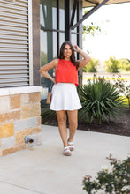 Load image into Gallery viewer, Ready to Ship | The Wendy White Skort