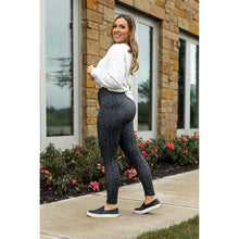 Load image into Gallery viewer, Ready to Ship | Black Leopard Luxe Leggings