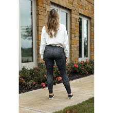 Load image into Gallery viewer, Ready to Ship | Black Leopard Luxe Leggings