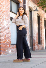 Load image into Gallery viewer, Ready to Ship | The Serena - Black Luxe Loungers with Pockets