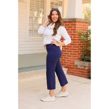 Load image into Gallery viewer, PreOrder | The Lydia Navy High Waisted Gaucho Pants - Round 2