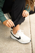 Load image into Gallery viewer, Julia Rose Charlotte Fleece Bootcut Leggings with pockets and high waistband. Buttery soft fleece bootcut leggings for women by Julia Rose.