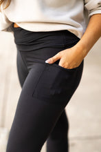 Load image into Gallery viewer, Ready to Ship | The Amber Fold-Over Full Length Leggings
