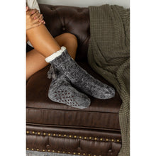 Load image into Gallery viewer, PreOrder | The Meredith - Cozy Fleece lined Pom Socks