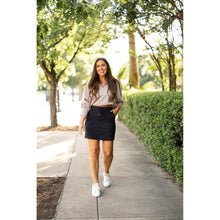 Load image into Gallery viewer, PreOrder | The Kristina BLACK Jogger Skirt