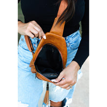 Load image into Gallery viewer, Boho vintage sling bag with adjustable crossbody strap
