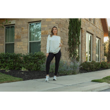 Load image into Gallery viewer, Ready to Ship | Black FLEECE Full Length Leggings with Pockets - Luxe Leggings by Julia Rose®