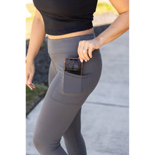 Load image into Gallery viewer, PreOrder | The Dani - Charcoal CAPRI with POCKETS - Luxe Leggings by Julia Rose® R2
