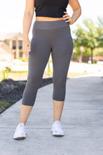 Load image into Gallery viewer, Ready to Ship | Charcoal CAPRI with POCKETS - Luxe Leggings by Julia Rose®